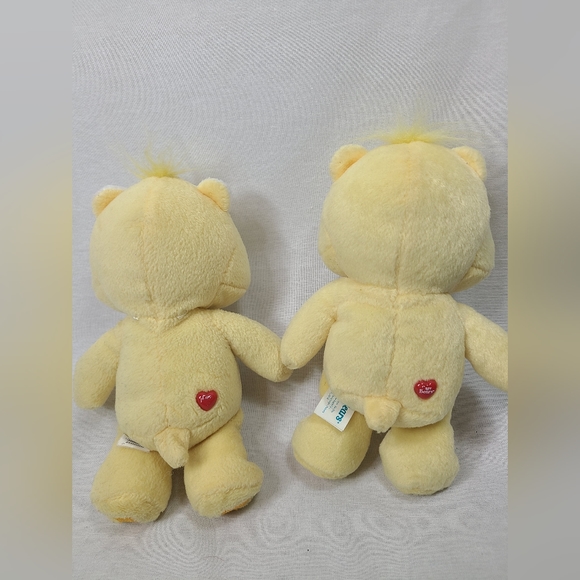 2 Care Bears Funshine bear 8" plush 2002 - Pre owned - Picture 2 of 3